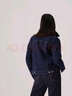 Levi's李维斯女士美式怀旧复古巴恩风时尚深蓝显瘦牛仔夹克外套 深牛仔色 S 实拍图