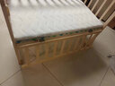 笑贝乐婴儿床拼接大床实木无漆多功能新生儿童可移动摇篮宝宝bb床无漆床 实木床+棕垫+五件套（备注花色） 单层大床（102/60)0-3岁 实拍图