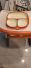 世喜（thyseed）儿童餐盘 宝宝餐饮硅胶碗辅食工具 婴儿吸盘式训练学吃饭分格餐盘 晒单实拍图