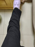 咪小主 加绒加厚雪尼尔秋冬高腰阔腿裤女宽松显瘦韩版学生直筒裤拖地裤 升级-加绒黑色（有口袋） L 【110-125斤】 实拍图