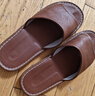 果洛菲（GUOLUOFEI）真皮家居拖鞋男夏季居家室内防滑防水牛皮凉拖鞋软底家用女 实拍图