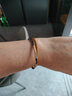 丹尼尔惠灵顿（DanielWellington）dw手镯男女 经典开口情侣手镯时尚饰品 生日礼物送女友 玫瑰金大号 DW00400001 实拍图