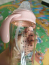 SAFETY JOY婴儿吸管奶瓶1-3-6岁一岁以上宝宝2ppsu喝奶直饮牛奶杯防摔吸管杯 粉色 240ml [2嘴+直管+重力球+刷] 实拍图
