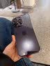 蒙凯仕 星空闪粉适用苹果15promax手机壳iphone15promax新款电镀边框透明高级感带镜头膜全包防摔硬壳 苹果15【暗夜紫】星河闪粉*带镜头膜 实拍图