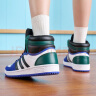 adidas TOP TEN复古篮球风高帮运动板鞋男大童儿童阿迪达斯三叶草 白/蓝/黑/绿 37(230mm) 实拍图