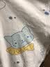 舒贝怡2条装婴儿裤子春秋款男女童宝宝高腰护肚睡裤纯棉儿童秋裤蓝120 实拍图