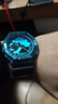 卡西欧（CASIO）G-SHOCK 40周年特别款绝境宝石系列运动防水防震手表 【堇青石】GM-2140GEM-2APR 实拍图