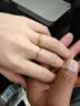 周六福  18K金钻石戒指女璀璨闪耀克拉六爪结婚求婚钻戒 10分 11号 实拍图