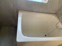 TOTO浴缸T968独立家用成人小户型进口双裙边加深迷你小浴缸(08-A) 1米 深泡浴缸 【右裙边】 实拍图