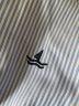 Navigare意大利小帆船长袖衬衫男春季纯棉条纹休闲衬衣 漂白/蓝 L/40 实拍图