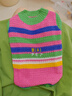 MIKI PAD狗狗衣服秋冬加厚保暖背心猫咪衣服宠物毛衣小型犬比熊泰迪雪纳瑞 彩虹条纹毛衣 S 胸围33cm(参考体重3-6斤) 实拍图