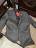皮尔卡丹品牌男装秋冬新款毛呢西服男商务休闲单外套夹克男士小西装上衣潮 3号色 XL 实拍图
