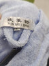 欣美舒儿童浴袍睡袍纯棉毛巾料男女中大童春秋夏季全棉带帽吸水长款浴衣 超厚蓝/纯棉秋冬季 L(身高140-155cm 衣长100cm) 实拍图