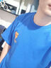 君茵重磅纯棉短袖t恤男2024夏季衣服男装新款学生印花美式复古宽松潮 黑色【BERR】 L 实拍图