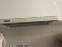 AMKA抽拉式抽油烟机 小尺寸超薄变频小户型厨房 小型公寓矮款内循环无烟道嵌入式 白色矮脖吸烟机600mm 60cm晨曦金【基础款C2】一级能效+可内循环 实拍图
