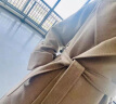 GOBI戈壁外搭气质中长款小个子英伦风羊绒大衣女毛呢外套 卡其色57 2XS 晒单实拍图