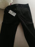 红豆休闲裤男舒适不紧绷秋季商务修身时尚微弹中腰直筒长裤 S1黑色 33 实拍图