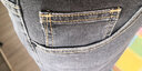 Lirdn Lee2025冬季新牛仔裤男士高档欧美风厚款百搭潮牌修身直筒时尚长裤子 砂灰色 31 码-腰围2尺4 实拍图
