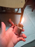 ZORRO佐罗煤油打火机超薄防风纯铜个性男复古老式磨砂黑冰朴实标志刻字 白冰标志 实拍图