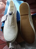 回力 Warrior 帆布鞋女鞋夏百搭小白鞋透气懒人鞋一脚蹬ins女原宿风单鞋布鞋 WXY-A446T 白色 42 实拍图
