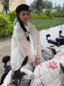 KEYRU雨衣雨披成人电动车摩托车骑行连体便携雨衣加大长款全身防暴雨 实拍图
