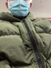 Colombass 潮牌加厚羽绒服男冬季新款男士短款潮流宽松连帽羽绒冬装外套 军绿色 L(建议115-130斤) 实拍图