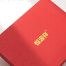 恒源祥帽子女士冬季保暖妈妈中老年人围巾加绒奶奶时尚毛线帽 酒红色 实拍图