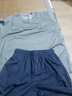 奎羽体能服男户外夏季速干短袖训练服圆领速干透气 套装 175/100 实拍图