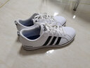 阿迪达斯（adidas）板鞋男鞋 2025冬季新款运动鞋低帮透气休闲鞋耐磨轻便小白鞋 时尚德训鞋/黑白/晒图退10 44 （内长270mm） 实拍图