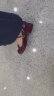 百丽新中式山茶花玛丽珍鞋女24春季新商场同款方头秀气单鞋B1Z1DAQ4 酒红 37 晒单实拍图