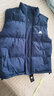 春秋冬季羽绒棉马甲男士宽松潮牌背心外穿坎肩男马夹保暖外套女 AD9957蓝色 2XL （建议130-150斤） 实拍图