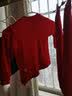 鹏优婴儿衣服红色百天周岁服纯棉春薄宝宝抓周服秋冬保暖内衣套装新年 中国结薄款 90 （建议1-1.5岁） 实拍图