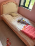 林氏家居 可爱儿童床女孩公主单人床软包家用家具LH098RC1儿童床，1.2m 实拍图