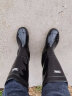 回力雨鞋男高筒防水鞋户外雨天耐磨胶鞋不易滑雨靴套鞋6807黑色高筒42 晒单实拍图
