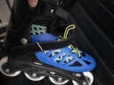美洲狮（COUGAR） 可调码溜冰鞋成人旱冰鞋轮滑鞋 欧盟品质 308N(升级款) 黑蓝 L(41-44码) 实拍图