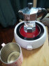 比乐蒂Bialetti 摩卡壶 手冲咖啡壶意大利进口家用意式浓缩滴滤经典八角壶 2杯份+老款电陶炉（白色） 实拍图