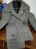 茄克斯 毛呢外套男士夹克秋冬季短款韩版休闲潮流青年保暖翻领呢子大衣 8222深灰色 XL 实拍图