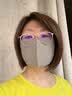 舒美佳胶原蛋白防晒口罩女防紫外线凉感透气立体遮阳修容防晒面罩可洗 青城灰 实拍图