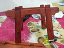 东成红木家具缅甸花梨（学名：大果紫檀）实木小板凳文创小红凳木马扎拼装玩具商务礼物 亲子小红凳【礼盒包装】 实拍图