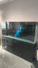 汉霸超白玻璃鱼缸 生态底滤循环系统 鱼缸客厅 家用智能懒人 水族箱 黑+黑 靠墙款1.8米长X40cm宽X75cm+80cm高 实拍图