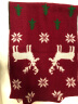 美洲野牛围巾女圣诞礼物款加厚保暖学生日系百搭可爱围脖生日礼物 雪花鹿红色 晒单实拍图