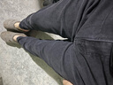 真维斯（Jeanswest）牛仔裤男修身直筒秋冬季新款潮流柔软棉弹舒适休闲男士长裤子男 9024黑灰 33 码(2尺6) 实拍图