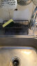 艾杰普厨房置物架抹布架免打孔台面水槽洗碗布收纳架厨房用具置物架灰色 晒单实拍图