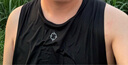 准者篮球运动背心速干新款宽松无袖男健身瑜伽跑步足球综合温变训练服 Z120110304/纯正黑 3XL 实拍图