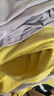 蕉内（Bananain）棉棉305H男女士睡衣睡裤纯棉情侣家居服套装春秋季长袖长裤不闷汗 【女士】豆黄 M 实拍图
