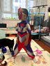 ULTRAMAN赛罗发光短袖防蚊裤套装男童2026新款夏季T恤女蜘蛛侠童装COS衣服 【迪迦】【胸灯T恤+防蚊裤】 120 cm 实拍图