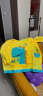 Lemonkid儿童卡通雨衣男女童小学雨披斗篷式雨具亲子款带包位收纳袋雨衣 黄色恐龙 S【建议身高95-115cm】 实拍图