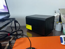 铁威马 RAID磁盘阵列盒 硬盘柜 2.5/3.5英寸 Type-C移动硬盘盒 外置多盘位存储盒子通用SATA机械固态硬盘 D4-320四盘位标配（C TO C数据线）-空机 实拍图