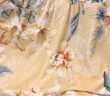 富安娜毯子 法兰绒毯保暖毛毯盖毯午睡毯 缤纷花影 180*200cm 实拍图