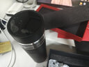 水莫停 德国智能银保温杯茶水分离泡茶杯男999银内胆水杯子 雅黑银 实拍图